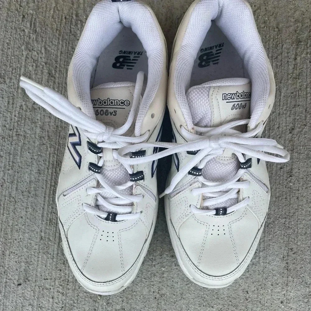 New Balance Shoes Womens Size 10 608V3 White Walking Comfort Lace Up WX608V3W - Picture 4 of 8